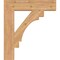 Ekena Millwork Merced Block Smooth Bracket, Western Red Cedar, 5 1/2"W x 28"D x 32"H BKT06X28X32MRC05SWR - alternate 2